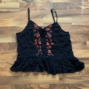 Maurice’s Floral Embroidered Tank Top